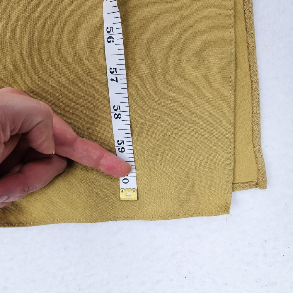 ASOS Mustard Yellow Draped Maxi Gown - Picture 7 of 15
